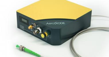 High power laser diode driver - complete module with TEC & air cooling.  High power laser diode driver