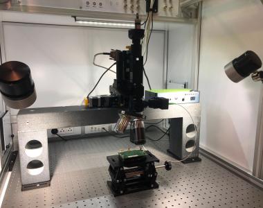 S-LMS laser fault injection bench